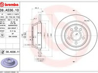 Disc frana VOLVO S80 II (AS) (2006 - 2016) BREMBO 08.A536.11