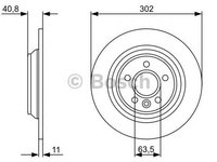 Disc frana VOLVO S80 II (AS) - Cod intern: W20270816 - LIVRARE DIN STOC in 24 ore!!!