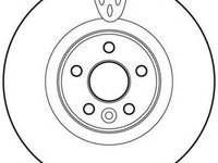 Disc frana VOLVO S80 II AS JURID 562652JC