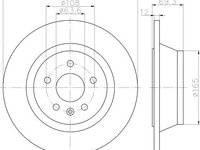 Disc frana VOLVO S80 II (AS) - OEM - MAXGEAR: 19-2337 - W02747441 - LIVRARE DIN STOC in 24 ore!!!