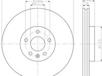 Disc frana VOLVO S80 II limuzina (AS), FORD GALAXY (WA6), FORD S-MAX (WA6) - HELLA PAGID 8DD 355 118-891