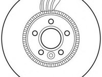 Disc frana VOLVO S80 II limuzina (AS), FORD GALAXY (WA6), FORD S-MAX (WA6) - JURID 562643JC