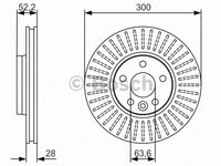 Disc frana VOLVO S80 II limuzina (AS), FORD GALAXY (WA6), FORD S-MAX (WA6) - BOSCH 0 986 479 974