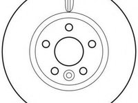 Disc frana VOLVO S80 II limuzina (AS), FORD GALAXY (WA6), FORD S-MAX (WA6) - JURID 562628JC