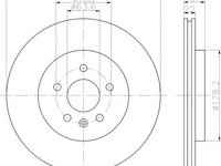 Disc frana VOLVO S80 II limuzina (AS), VOLVO V70 III (BW), VOLVO XC70 II combi - TEXTAR 92168300