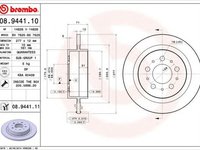 Disc frana VOLVO S90 BREMBO 08944111