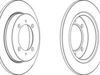 Disc frana VOLVO V40 combi VW FERODO DDF886