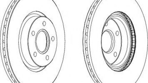 Disc frana VOLVO V40 hatchback (2012 - 2016) 