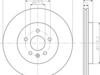 Disc frana VOLVO V60 TEXTAR 92168300