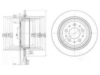 Disc frana VOLVO V70 I LV DELPHI BG3419