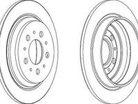 Disc frana VOLVO V70 I LV FERODO DDF1259