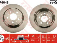 Disc frana VOLVO V70 I LV TRW DF6048 PieseDeTop