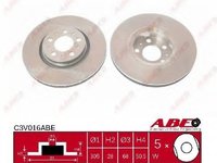 Disc frana VOLVO V70 II (SW) (2000 - 2007) ABE C3V016ABE piesa NOUA