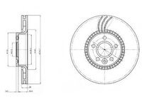 Disc frana VOLVO V70 III (BW) (2007 - 2016) DELPHI BG3784