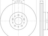 Disc frana VOLVO V70 Mk II (SW), VOLVO S60 I limuzina - TEXTAR 92178103