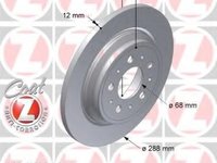 Disc frana VOLVO V70 Mk II (SW) - ZIMMERMANN 610.3710.20