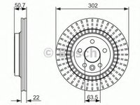 Disc frana VOLVO XC60 BOSCH 0986479713