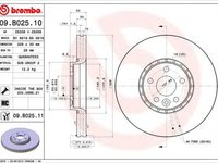 Disc frana VOLVO XC60 BREMBO 09B02511