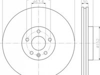 Disc frana VOLVO XC60 TEXTAR 92196303