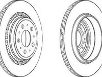 Disc frana VOLVO XC90 I (2002 - 2016) FERODO DDF1551C piesa NOUA