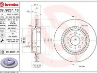 Disc frana VOLVO XC90 I BREMBO 09982711