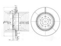 Disc frana VOLVO XC90 I DELPHI BG3782