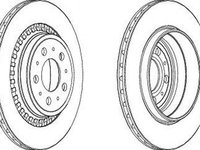 Disc frana VOLVO XC90 I FERODO DDF1551C