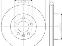 Disc frana VW AMAROK 2H S1B TEXTAR 92228903