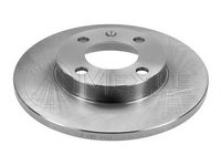 Disc frana VW ATLANTIC I (16), AUDI 4000 (81, 85, B2), AUDI 4000 (89, 89Q, 8A, B3) - MEYLE 115 521 1001