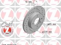 Disc frana VW ATLANTIC I (16), AUDI FOX (80, 82, B1), AUDI 4000 (81, 85, B2) - ZIMMERMANN 600.1050.52