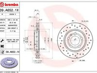 Disc frana VW BORA 1J2 BREMBO 09A6521X