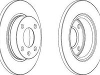 Disc frana VW CADDY II Pick-up (9U7) (1996 - 2000) FERODO DDF875 piesa NOUA