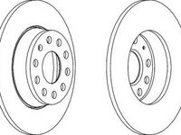 Disc frana VW CADDY IV combi (Saab, SAJ) (2015 - 2016) FERODO DDF1895