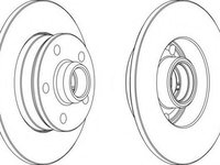 Disc frana VW CARAT (32B), SEAT TOLEDO (1L), VW PASSAT (3A2, 35I) - FERODO DDF266