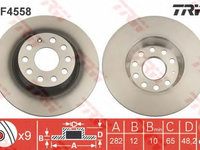 Disc frana VW CC (358) (2011 - 2020) TRW DF4558