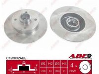 Disc frana VW CORRADO (53I) (1987 - 1995) ABE C4W002ABE