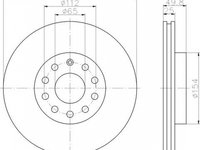 Disc frana VW EOS 1F7 1F8 TEXTAR 92120803