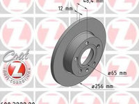 Disc frana VW GOLF 5 Variant (1K5) (2007 - 2009) ZIMMERMANN 600.3222.20