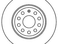 Disc frana VW GOLF 6 Variant (AJ5) (2009 - 2013) JURID 562258JC