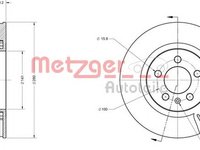 Disc frana VW GOLF III 1H1 METZGER 6110385