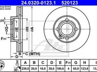 Disc frana VW GOLF III Variant 1H5 ATE 24032001231