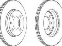 Disc frana VW GOLF III Variant 1H5 FERODO DDF175