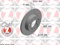 Disc frana VW GOLF IV (1J1) (1997 - 2005) ZIMMERMANN 100.1236.20 piesa NOUA