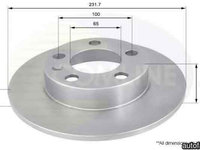 Disc frana VW GOLF IV (1J1) COMLINE ADC1414