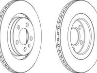 Disc frana VW GOLF IV 1J1 FERODO DDF928