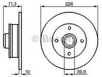 Disc frana VW GOLF IV Cabriolet (1E7) (1998 - 2002) BOSCH 0 986 478 331 piesa NOUA