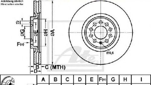 Disc frana VW GOLF IV VARIANT ( 1J5 ) 05/1999