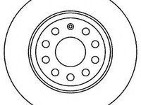 Disc frana VW GOLF V (1K1) (2003 - 2009) JURID 562258JC