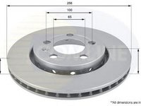 Disc frana VW GOLF V 1K1 COMLINE ADC1447V