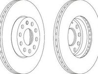 Disc frana VW GOLF V 1K1 FERODO DDF1218